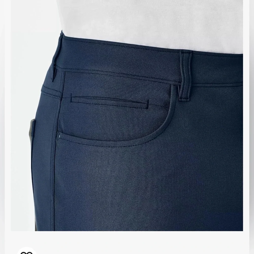 Members mark men’s Benton performance slim fit pant. Light comfy for summer. - Picture 2 of 8